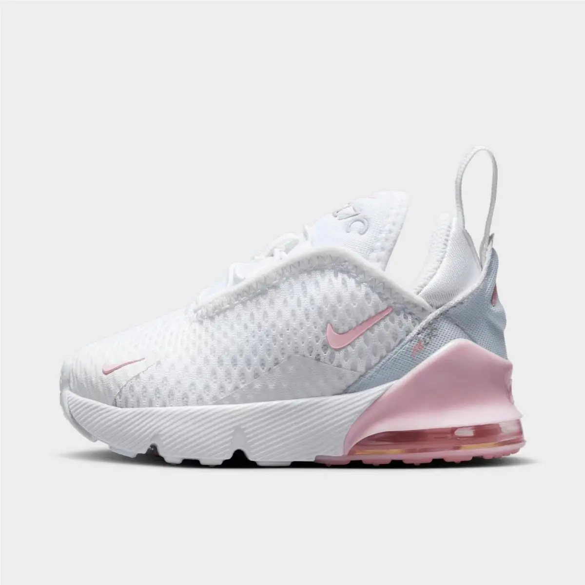 Kids` Toddler Nike Air Max 270 White/light Smoke Grey/pink Foam DD1646 122