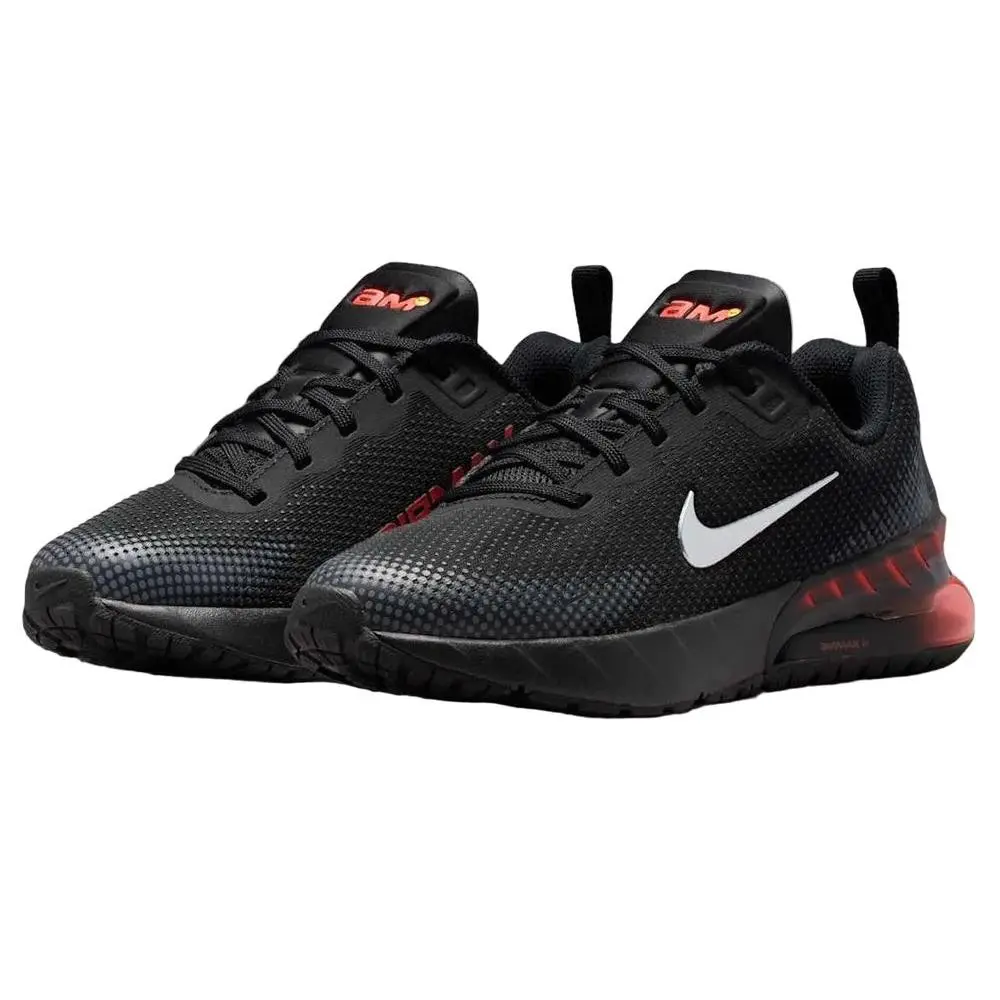 Nike Air Max Phoenix Black Bright Crimson GS Women`s Sports Sneaker HF7052-005 - Red