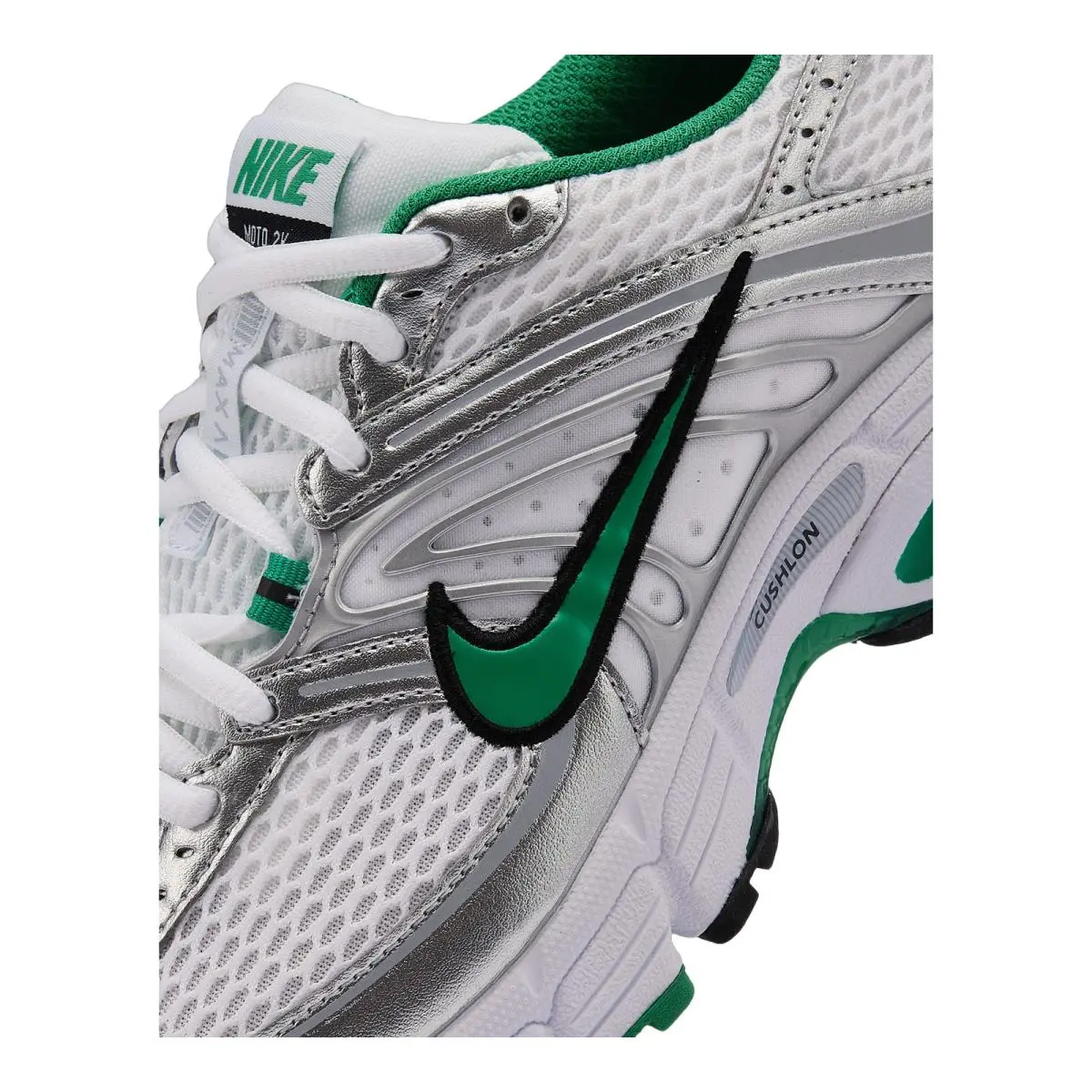 Nike shoes - Nike Air Max Moto 2K - HQ2056-102 - White/Stadium Green/Metallic Silver/Black 9