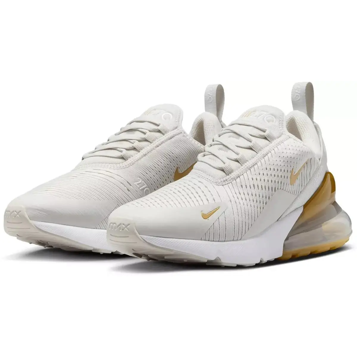 Nike shoes - Nike Air Max 270 - Air Max - HJ3222-006 - Light Bone/White/Metallic Gold 9