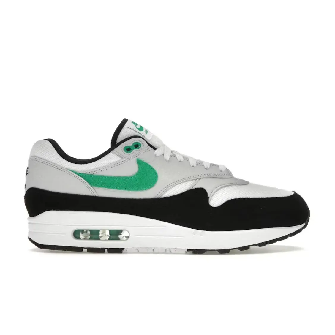 Nike Air Max 1 White Black Stadium Green Men`s FN6952-100 - Multicolor