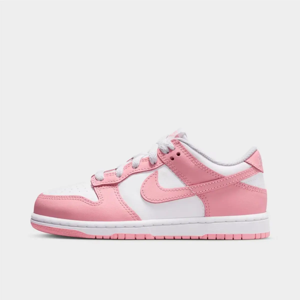 PS Nike Dunk Low Casual Shoes White/white/white/medium Soft Pink FB9108 125