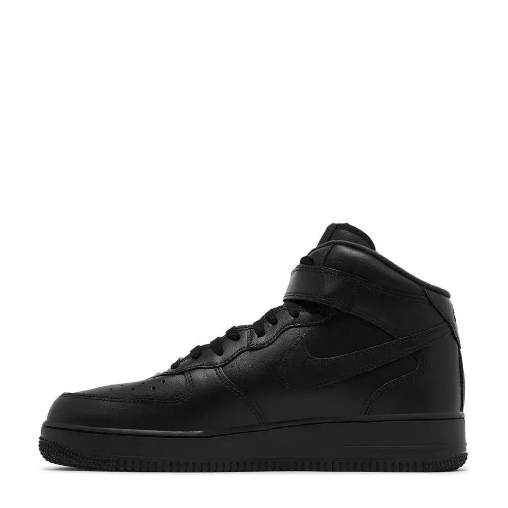 Nike shoes - Nike Air Force 1 Mid x Supreme Box Logo Triple Black - FZ8784-001 - Black 3