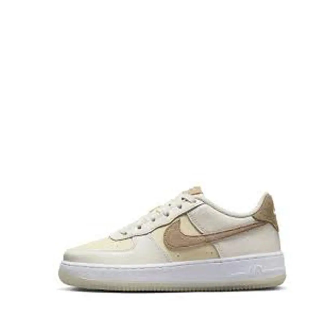 Nike Air Force 1 LV8 5 GS Sail Coconut Milk Khaki HF5349-100 Big Kids Box