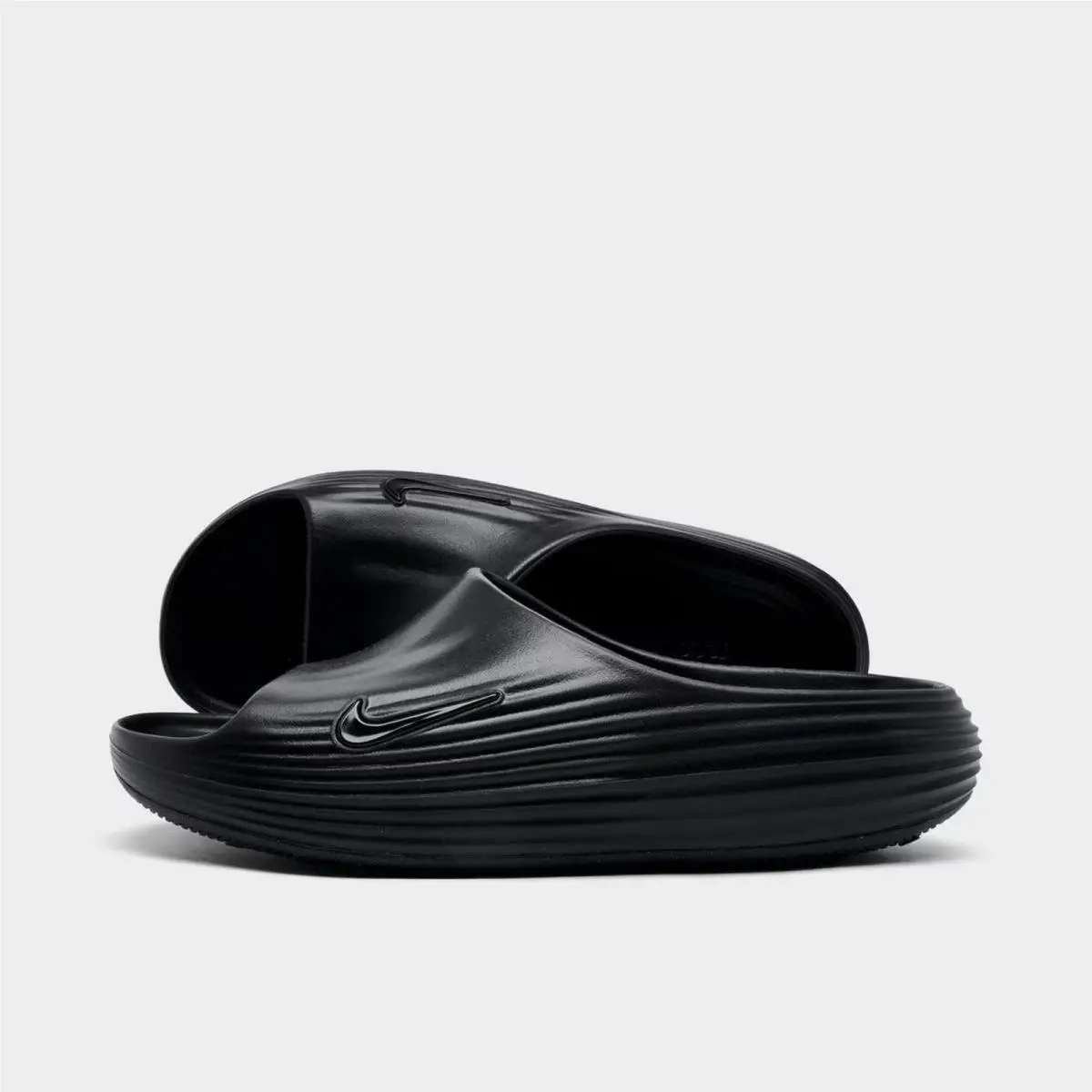 Men`s Nike Reactx Rejuven8 Slide Sandals Black/black/black HV4479 001