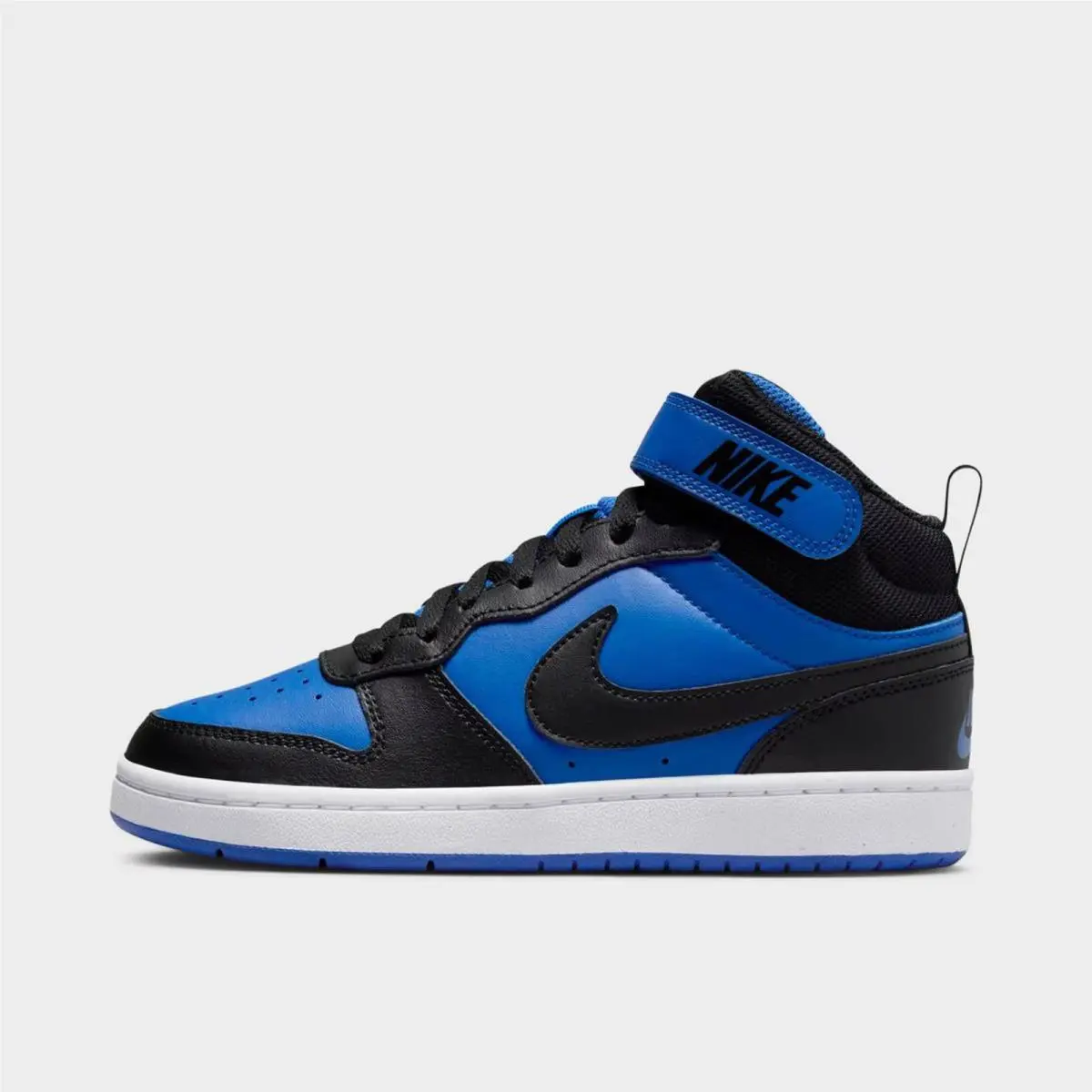 GS Nike Court Borough Mid 2 Casual Shoes Game Royal/white/black CD7782B 404