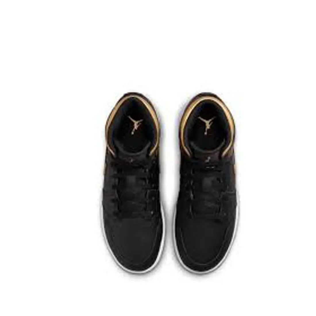 Nike shoes - Jordan 1 Mid Black Metallic Gold - Black 6