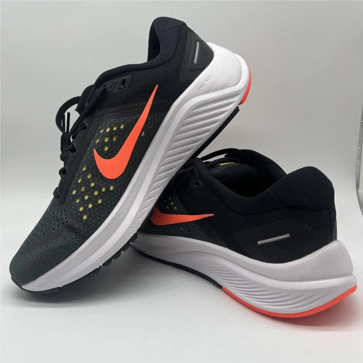 Nike Air Zoom Structure 23 Black Bright Mango Size 9-13 Running Shoes