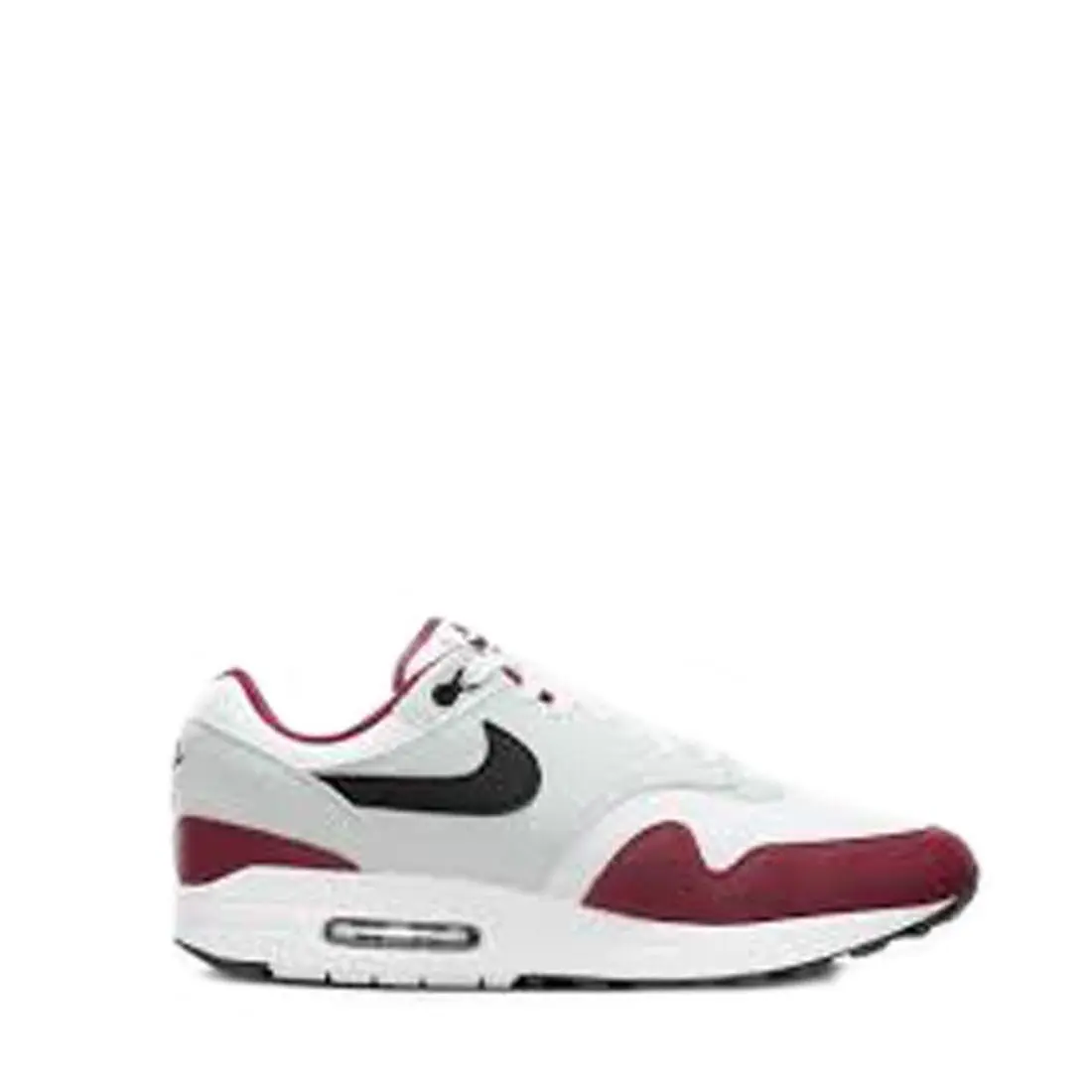 Nike Air Max 1 Men`s Shoes White Dark Team Red Pure Platinum FD9082-106 Box