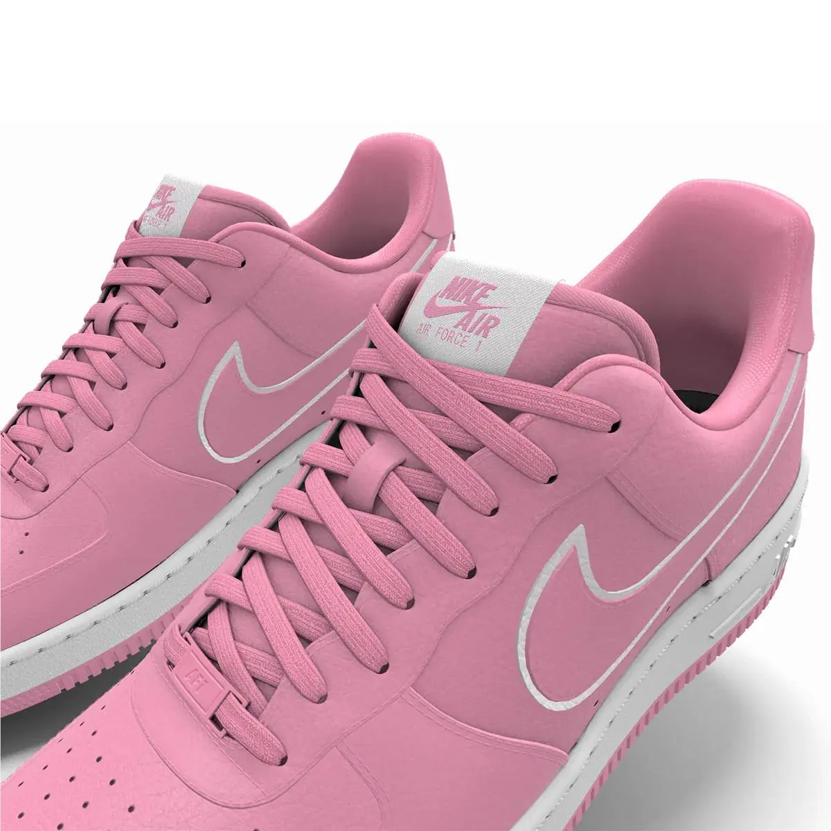 Nike shoes - Nike Air Force 1 - Air Force - Pink 7