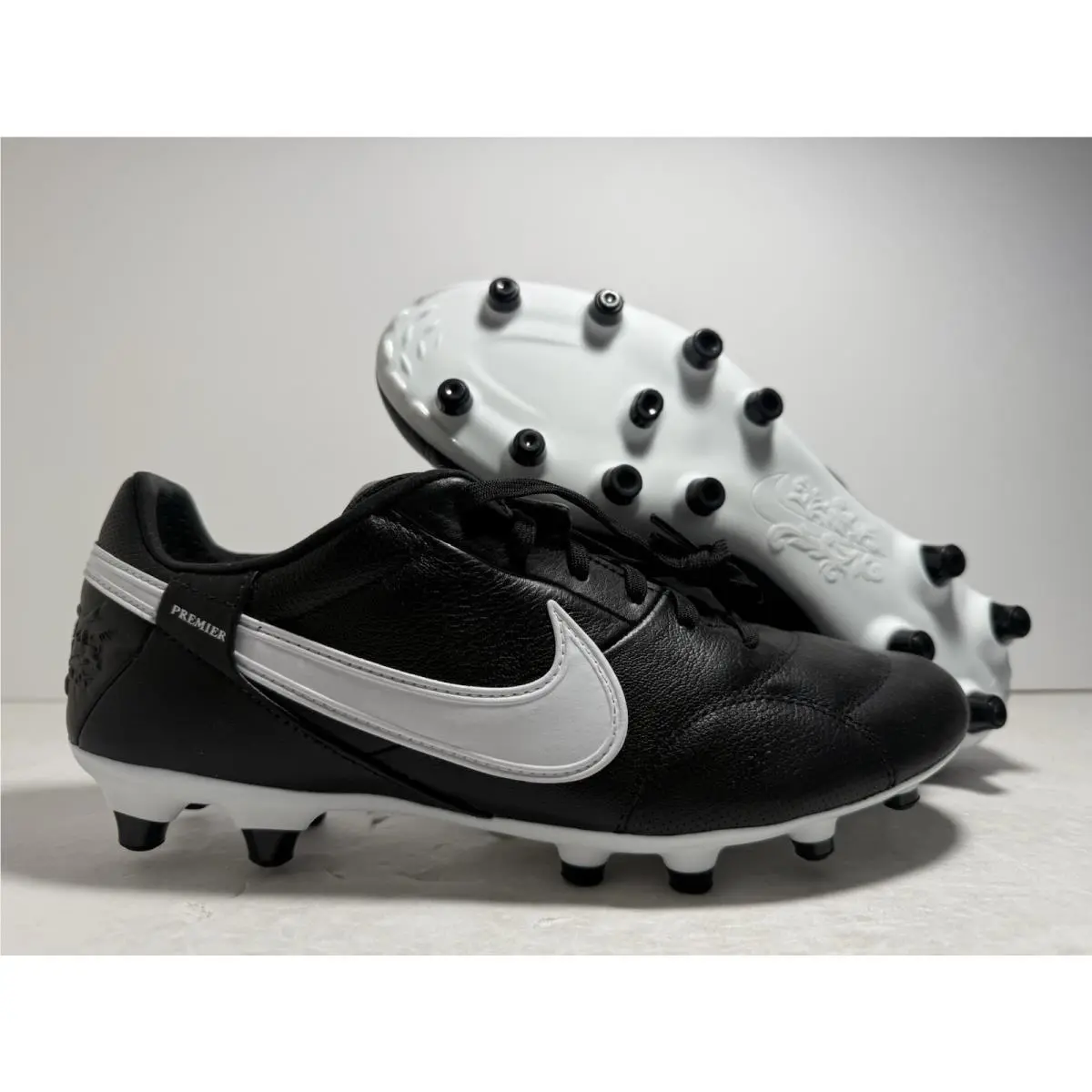 Nike Premier 3 FG Soccer Shoes Cleats Black White HM0265-002 Men`s Size 7-13 US