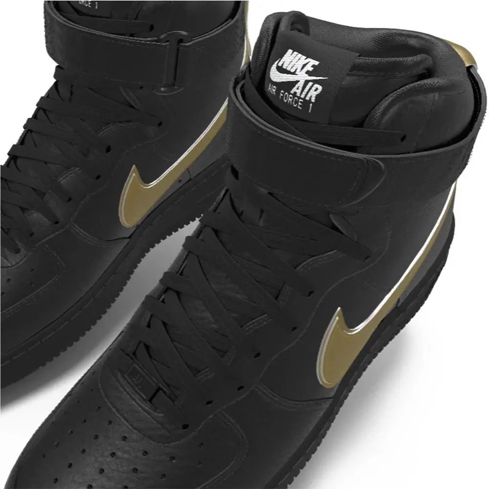 Nike shoes - Nike Air Force 1 - Air Force - Black 7