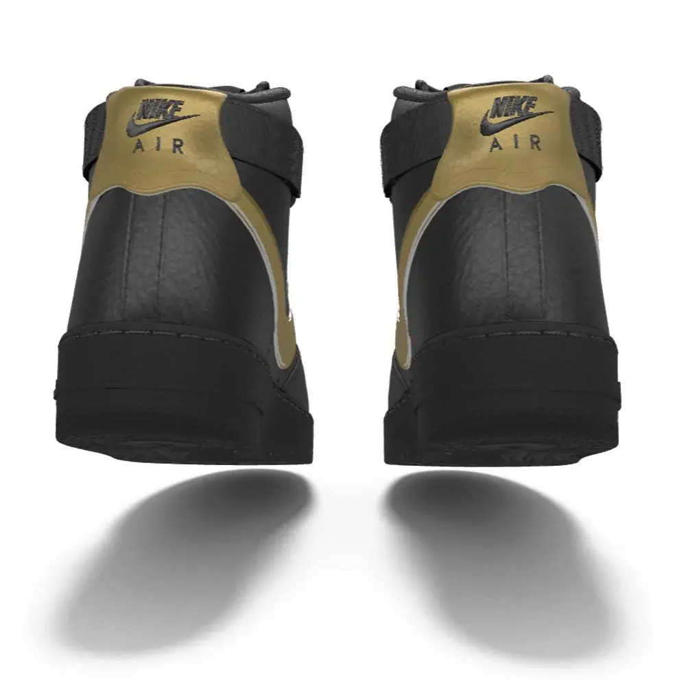 Nike shoes - Nike Air Force 1 - Air Force - Black 11