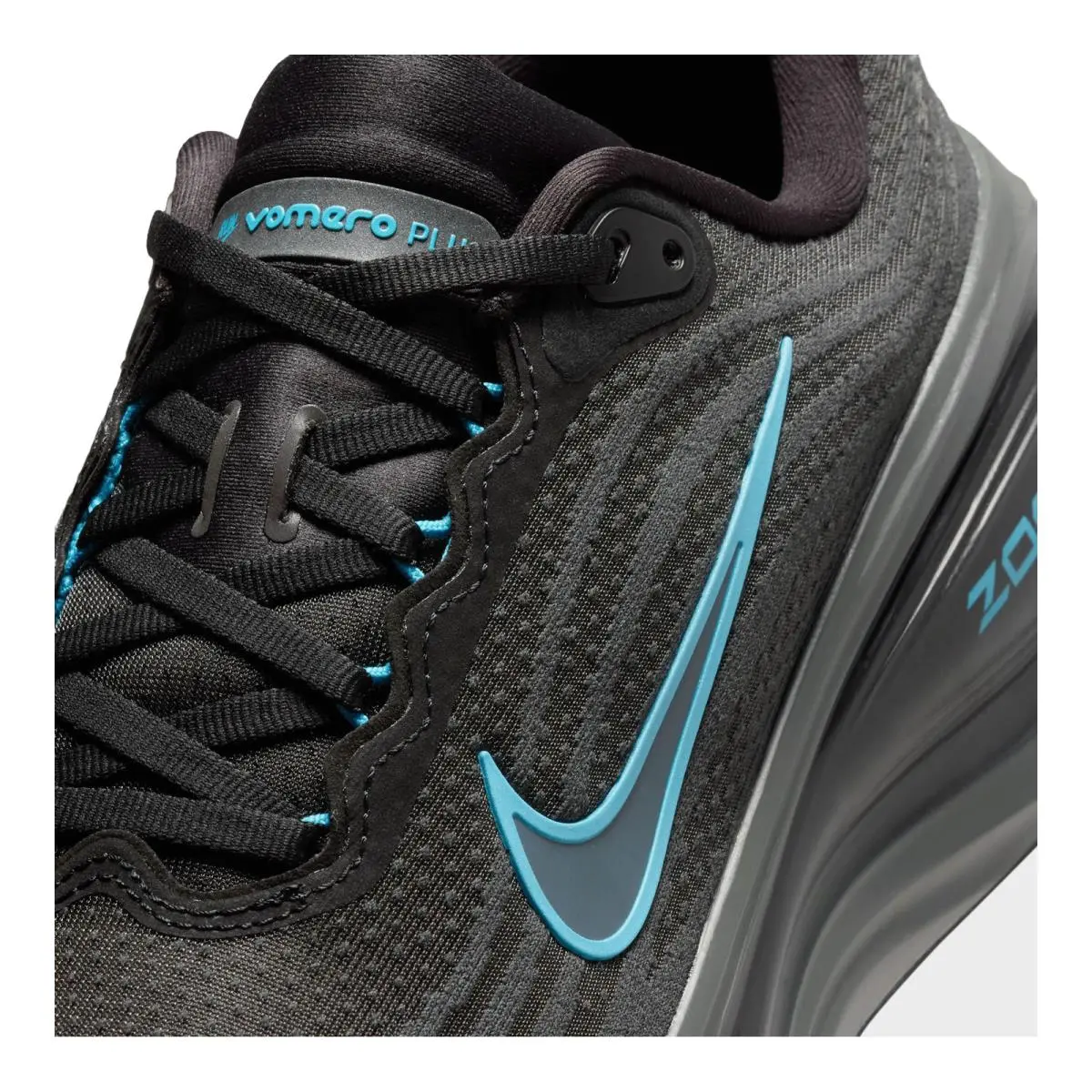 Nike shoes - Nike Vomero Plus - Vomero Plus - Black/Black/Bright Crimson/Wolf Grey 82