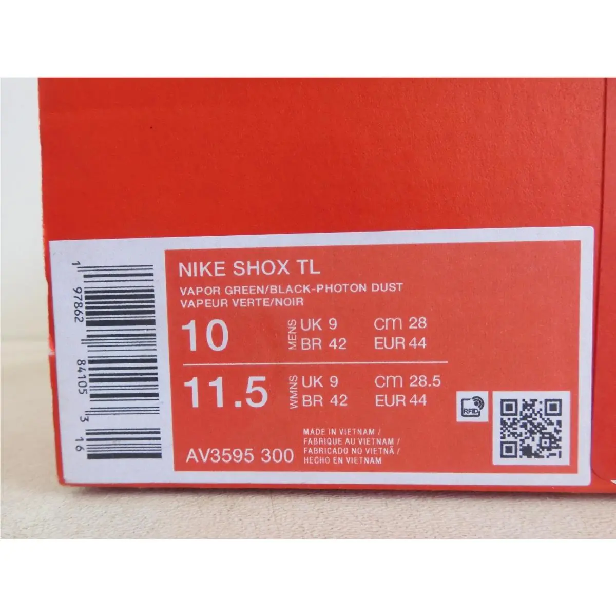 Nike shoes - Nike Shox TL - Shox - AV3595-300 - Green 25