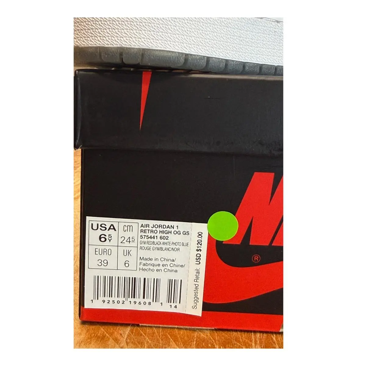 Nike shoes - Air Jordan 1 - Air - Red 4