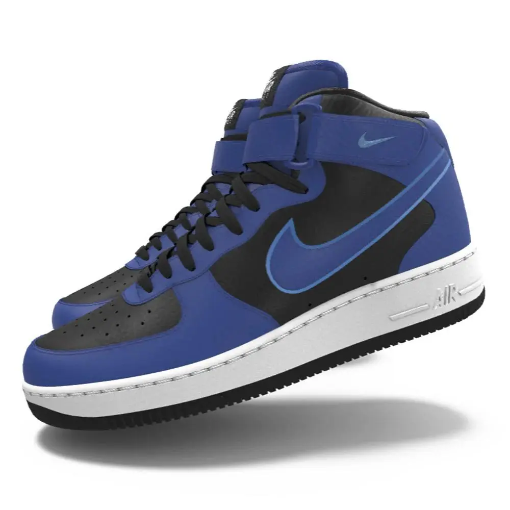 Nike shoes - Nike Air Force 1 Mid - Blue 1
