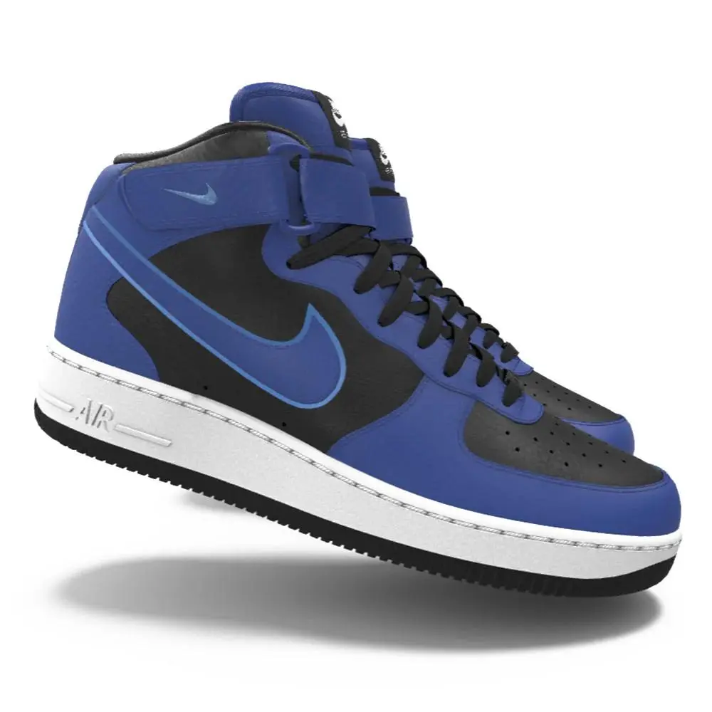 Nike shoes - Nike Air Force 1 Mid - Blue 9