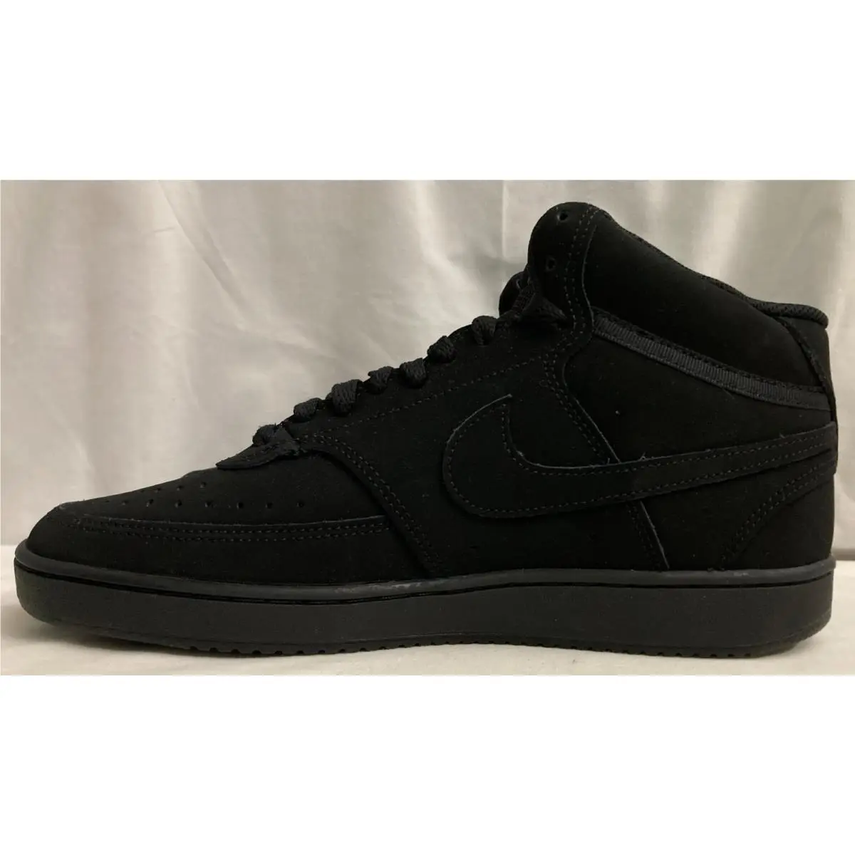 Nike shoes - Nike Court Vision Mid - Court Vision Mid - CU6620-01 - Triple Black, Shoe: Triple Black 8
