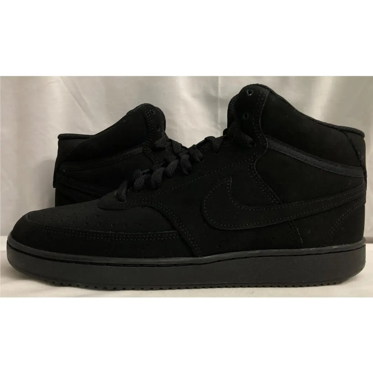 Nike shoes - Nike Court Vision Mid - Court Vision Mid - CU6620-01 - Triple Black, Shoe: Triple Black 9