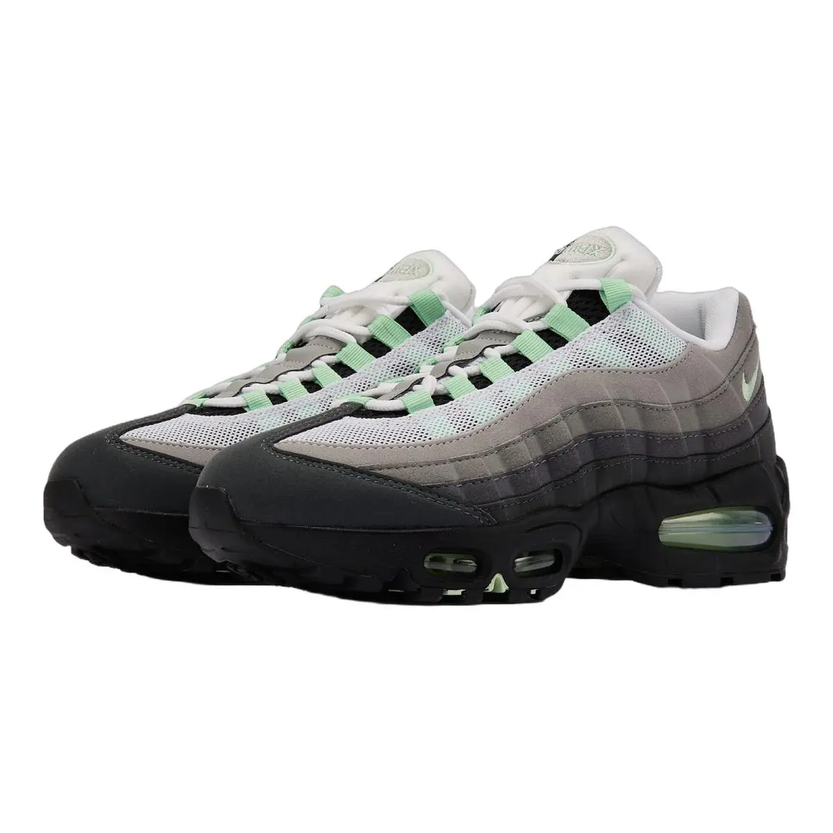 Nike shoes - Nike Air Max 95 Big Bubble - HJ5996-005 - Black/Fresh Mint/White/Medium Grey/Anthracite/Light Graphite 0