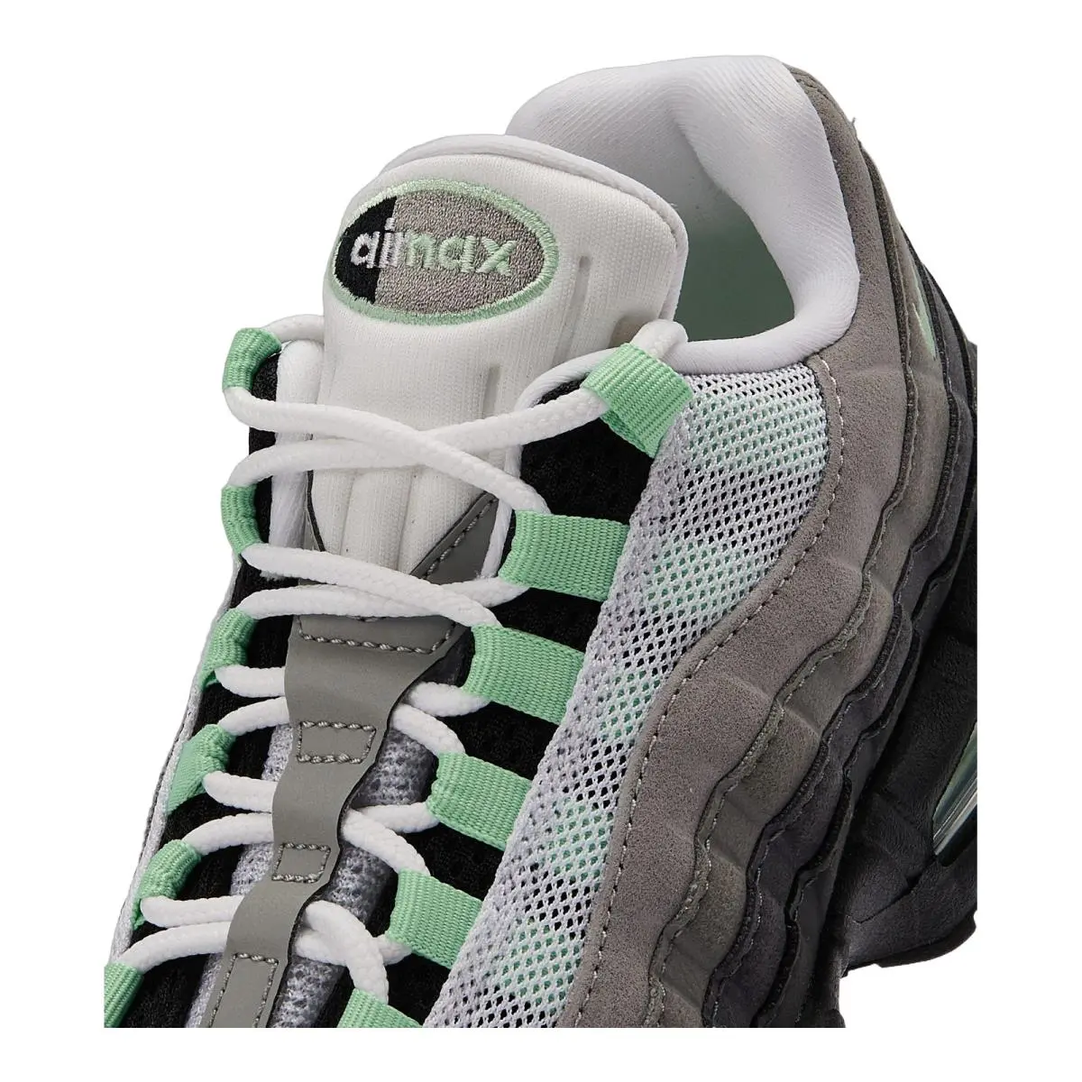 Nike shoes - Nike Air Max 95 Big Bubble - HJ5996-005 - Black/Fresh Mint/White/Medium Grey/Anthracite/Light Graphite 10