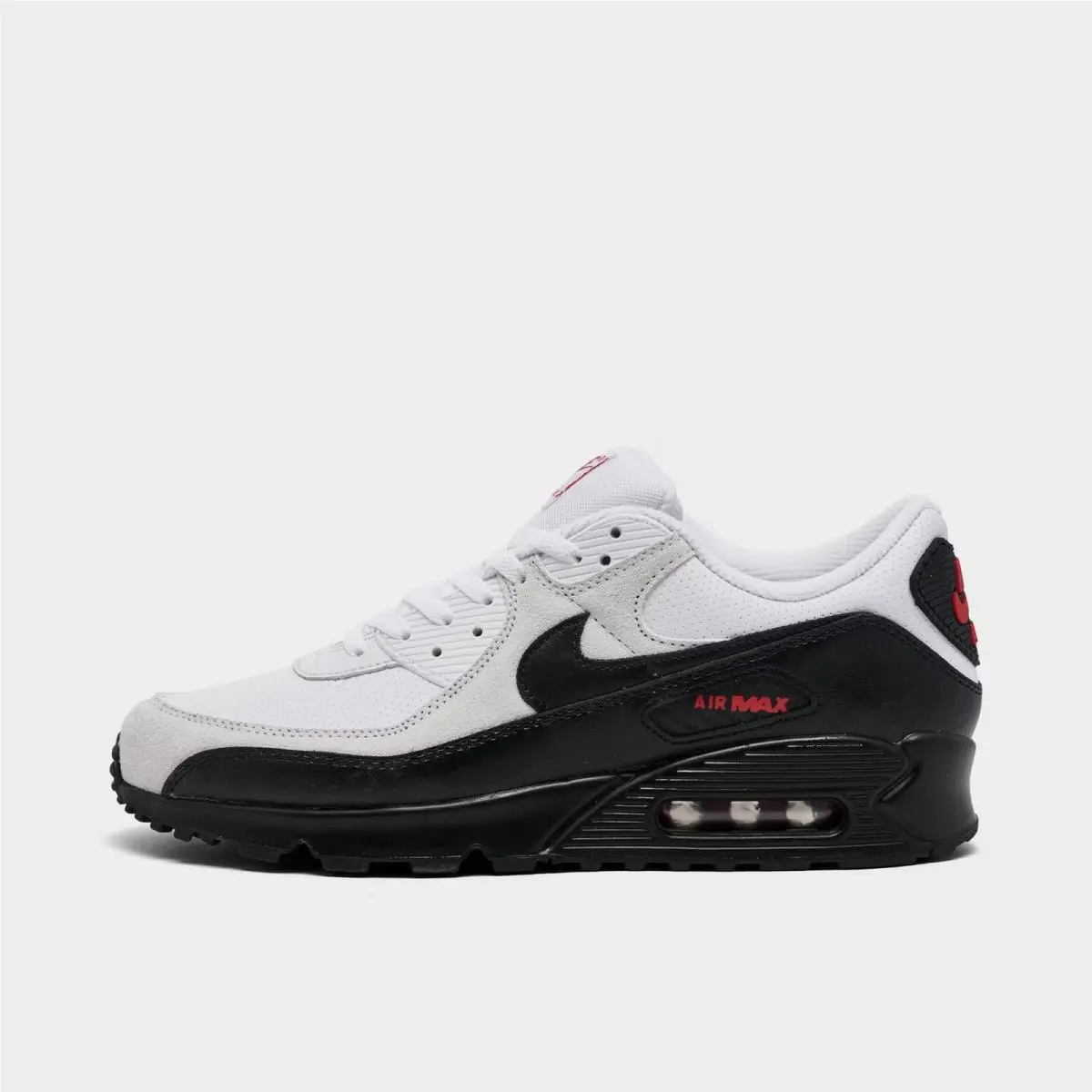 Men`s Nike Air Max 90 White/black/university Red IV2867 100