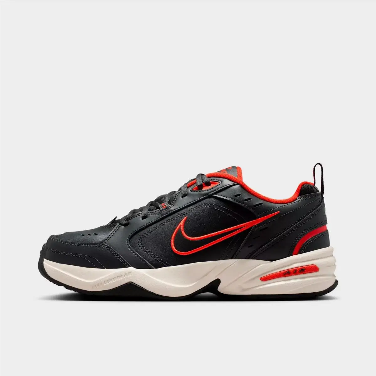 Nike Air Monarch IV Dark Smoke Grey/picante Red/pale Ivory/black 415445 003