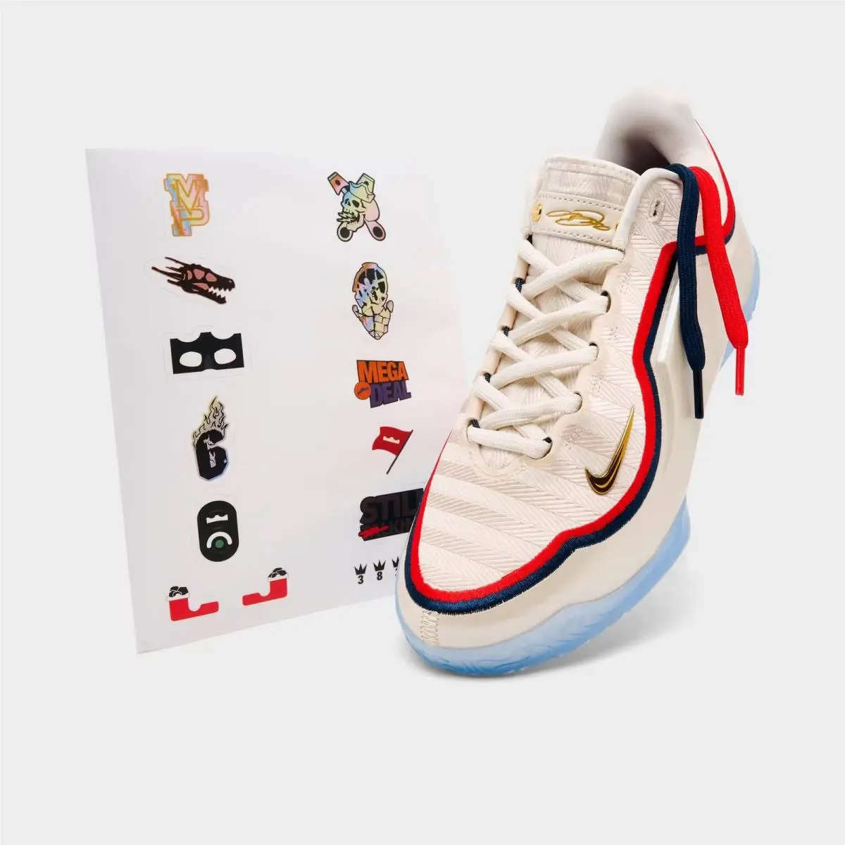 Nike shoes - IV4872 100 - Pale Ivory/Metallic Gold/University Red 4