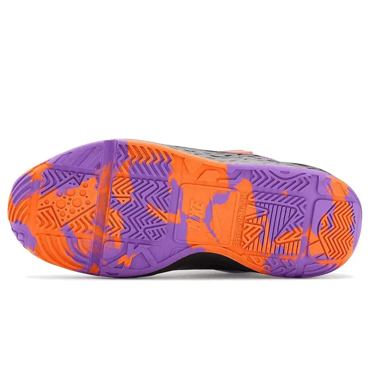 Nike shoes - Bright Violet/Black/Total Orange 3
