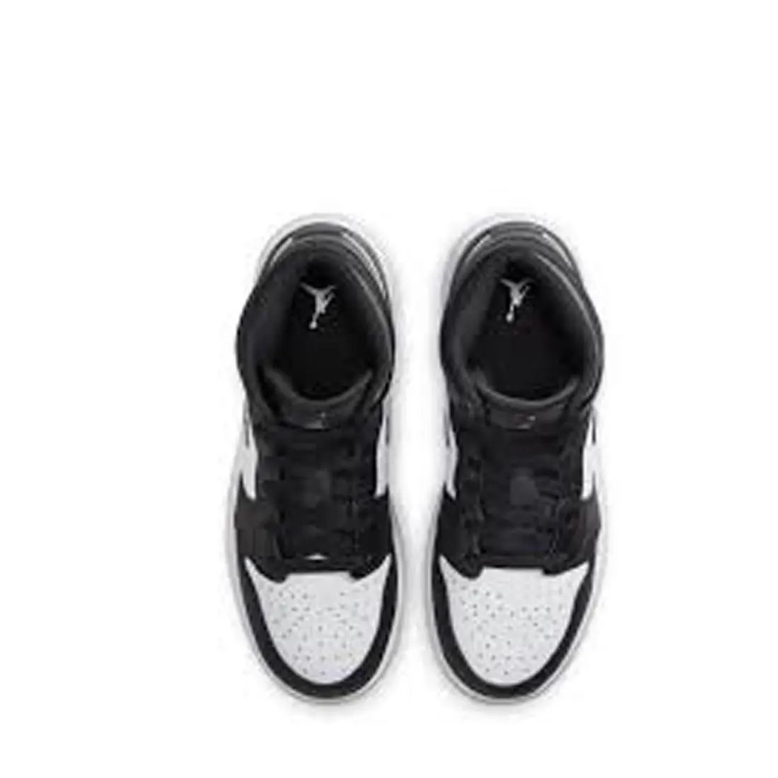 Nike shoes - Jordan 1 Mid Iron Grey - Black 1