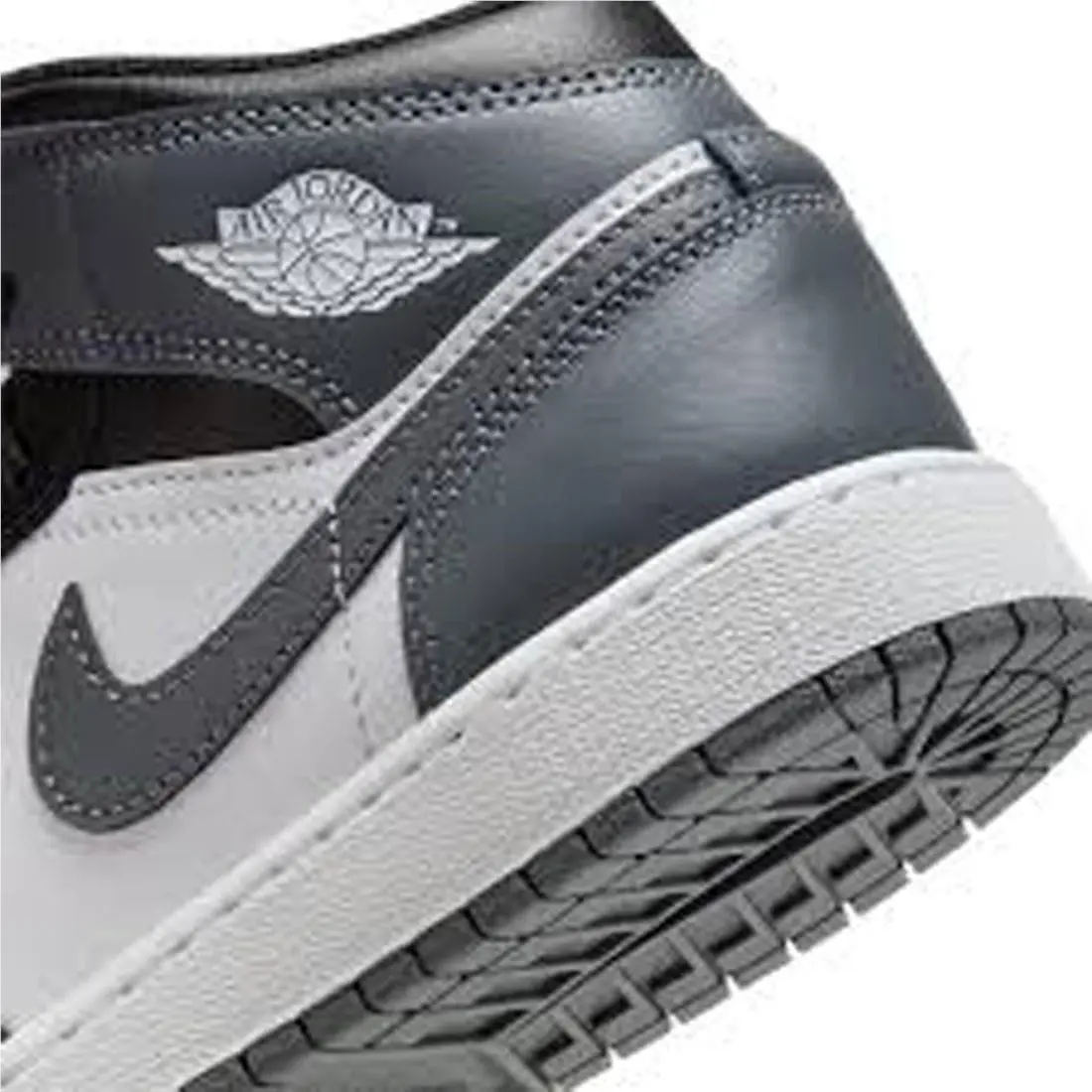 Nike shoes - Jordan 1 Mid Iron Grey - Black 3