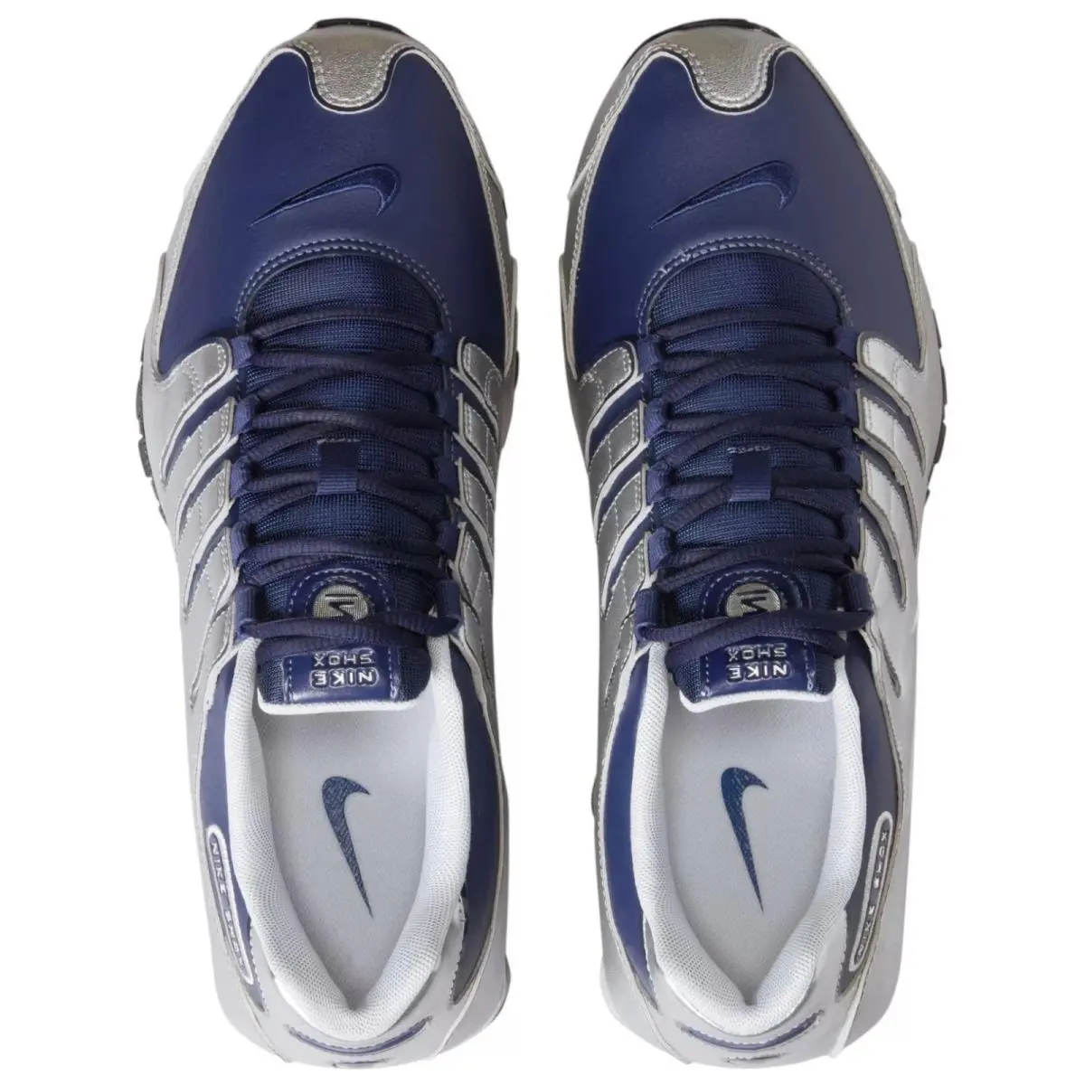 Nike shoes - Nike Shox - Shox - Silver, Maufacturer: Midnight Navy/Black/Metallic Silver 20