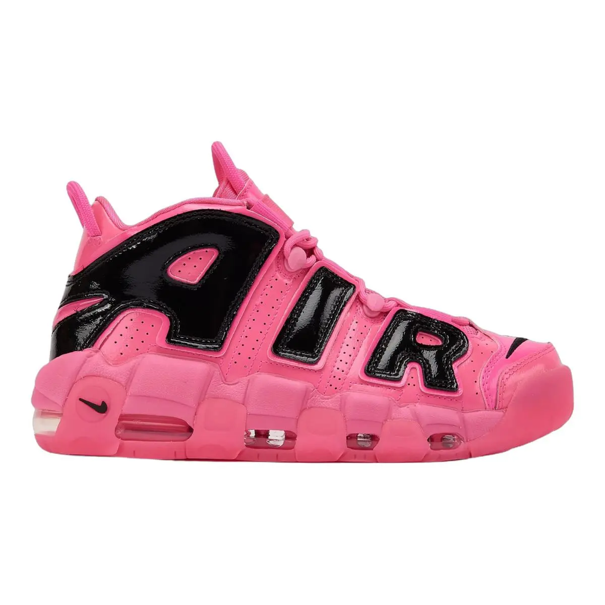 Nike Air More Uptempo SE Women High Top Sneaker Pink Pink Black 5-11 IV2376-600