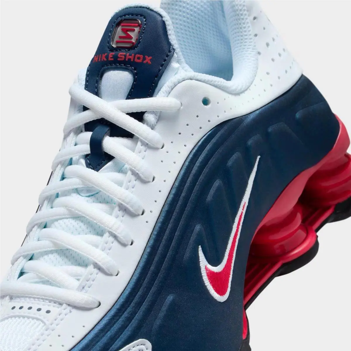 Nike shoes - CW2626 400 - Midnight Navy/White/Metallic Silver/Gym Red 4