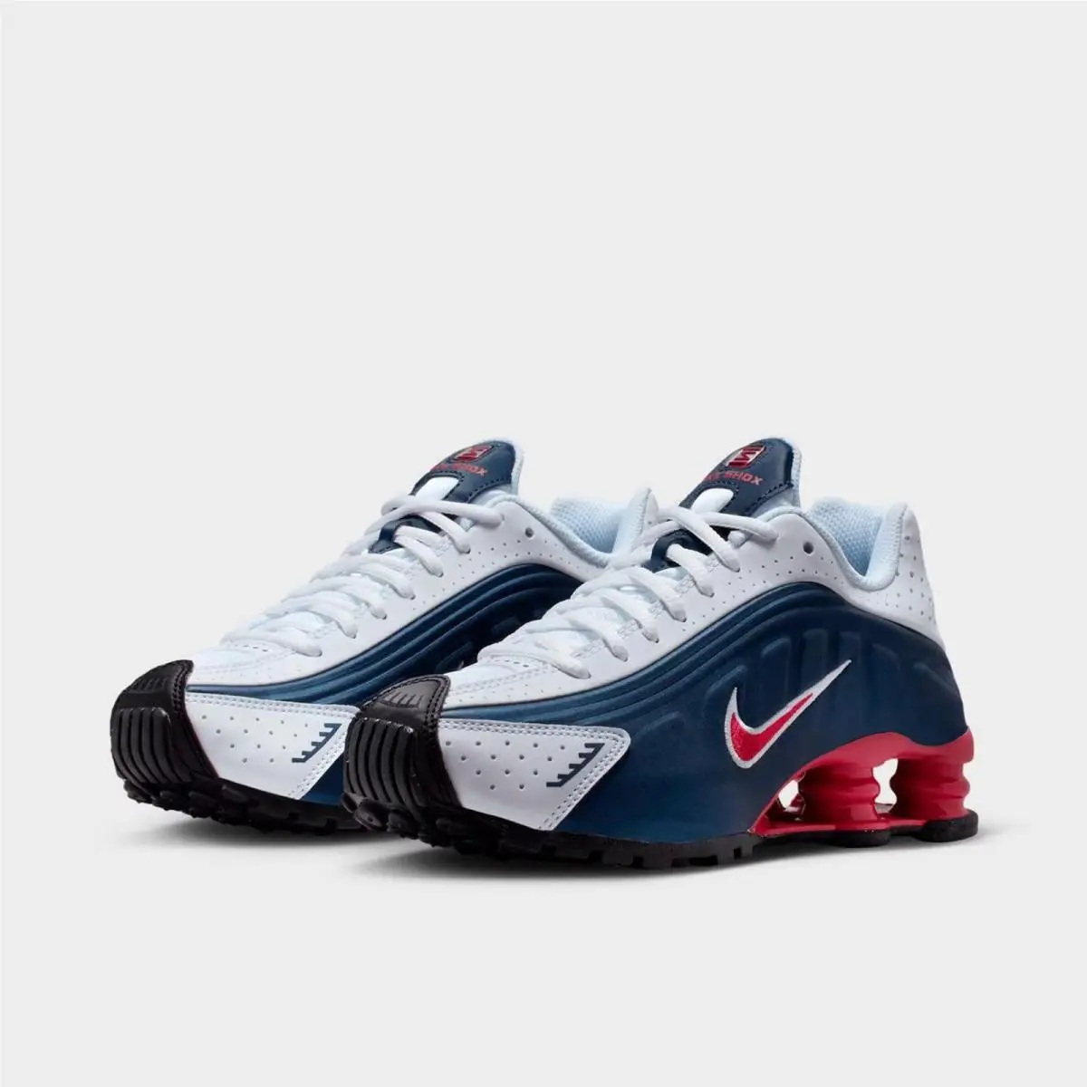 Nike shoes - CW2626 400 - Midnight Navy/White/Metallic Silver/Gym Red 5