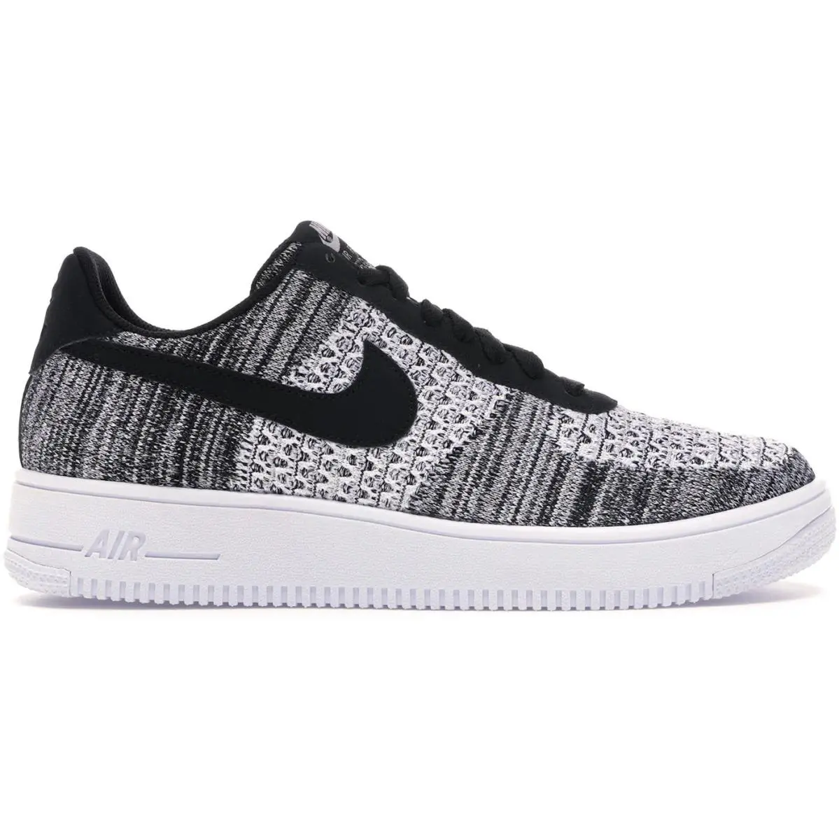 Nike Air Force 1 Flyknit 2 Black Pure Platinum AV3042-001