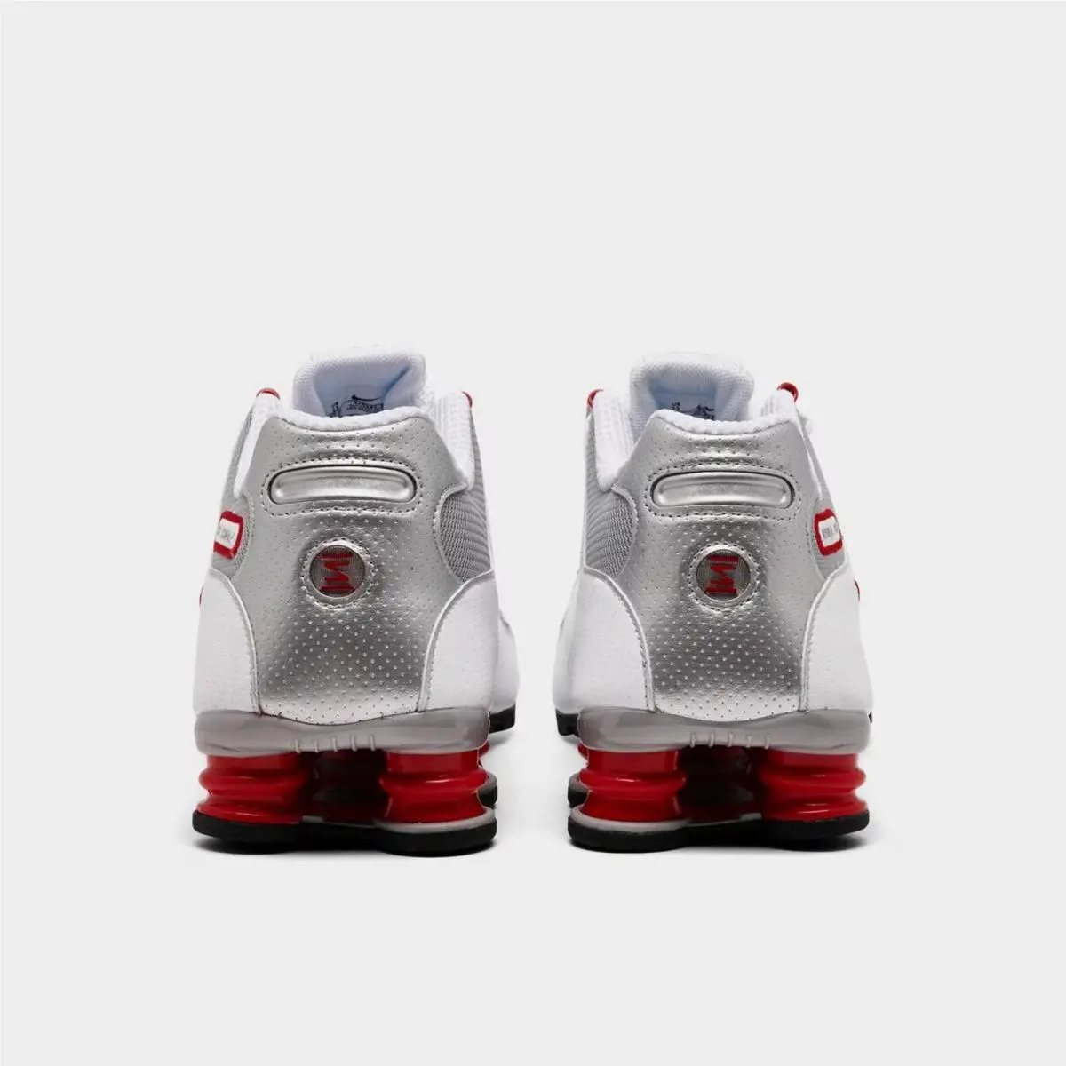 Nike shoes - 378341 104 - White/Sport Red/Cool Grey/Metallic Silver 2