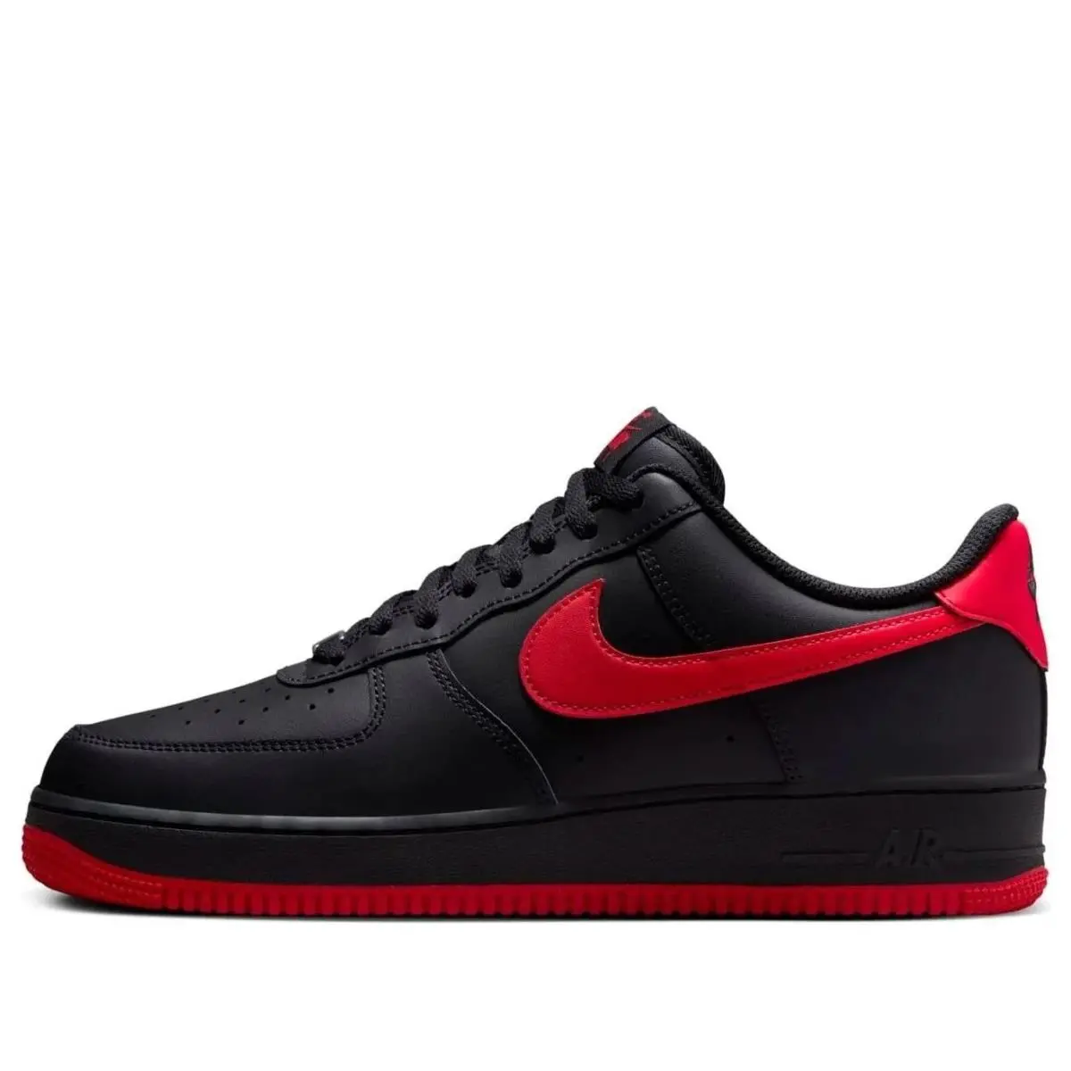 Nike Men`s Air Force 1 Low `vamps` Black/university Red - Black