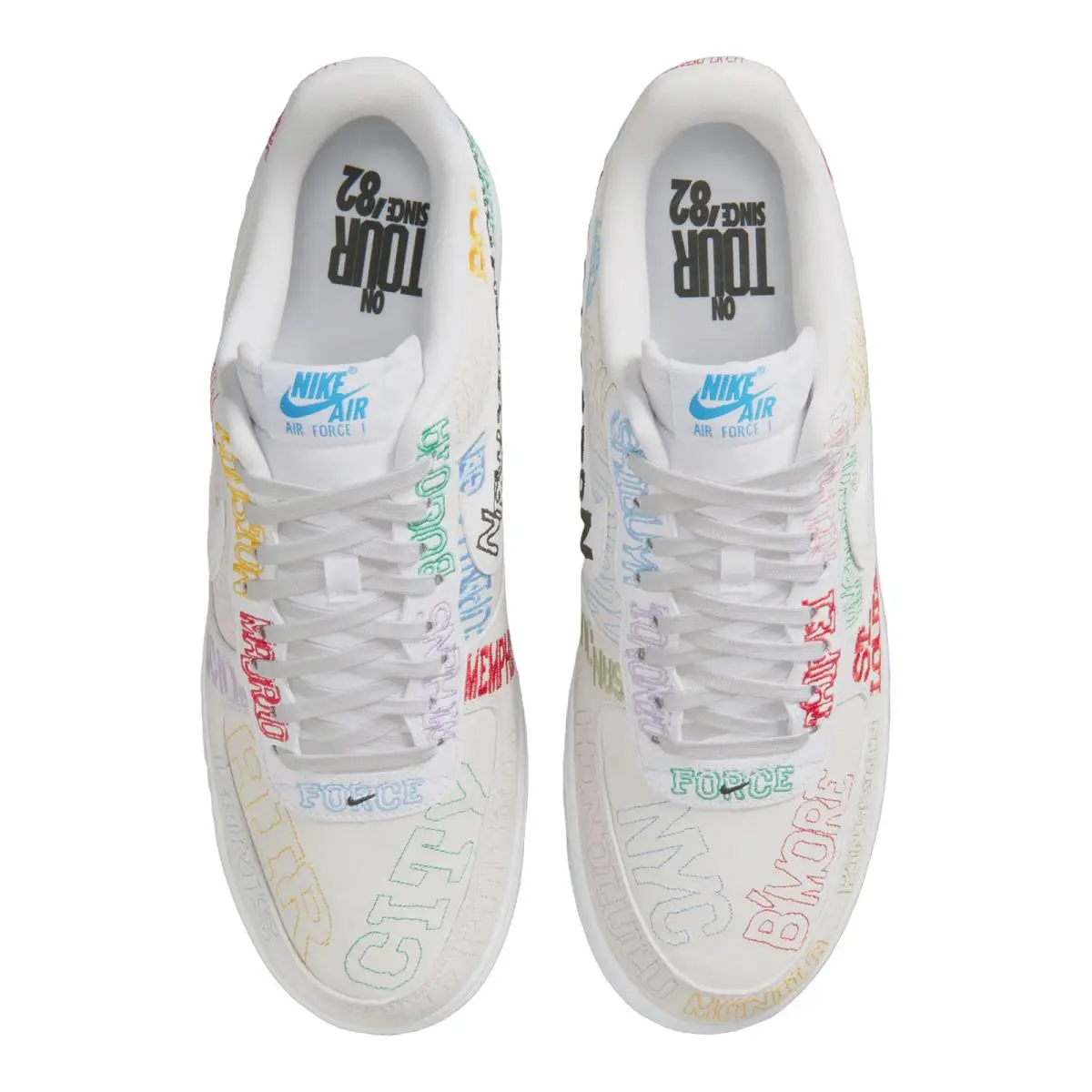 Nike shoes - Nike Air Force 1 Low World Tour - II1549-100 - White/White 3