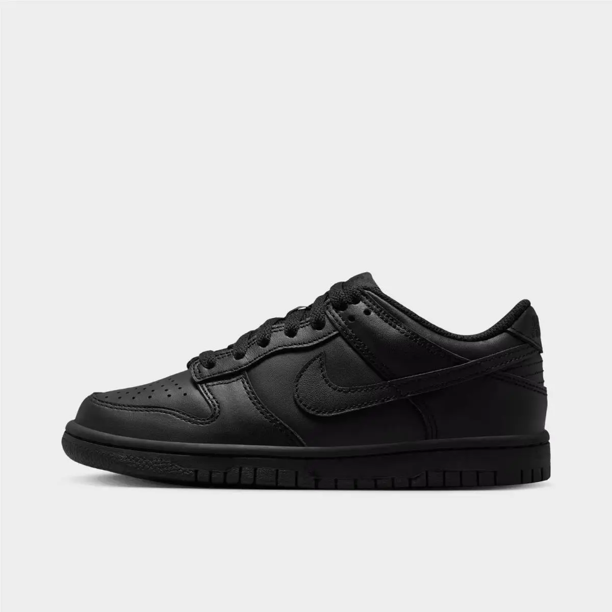 Big Kids` Nike Dunk Low Black FB9109 009
