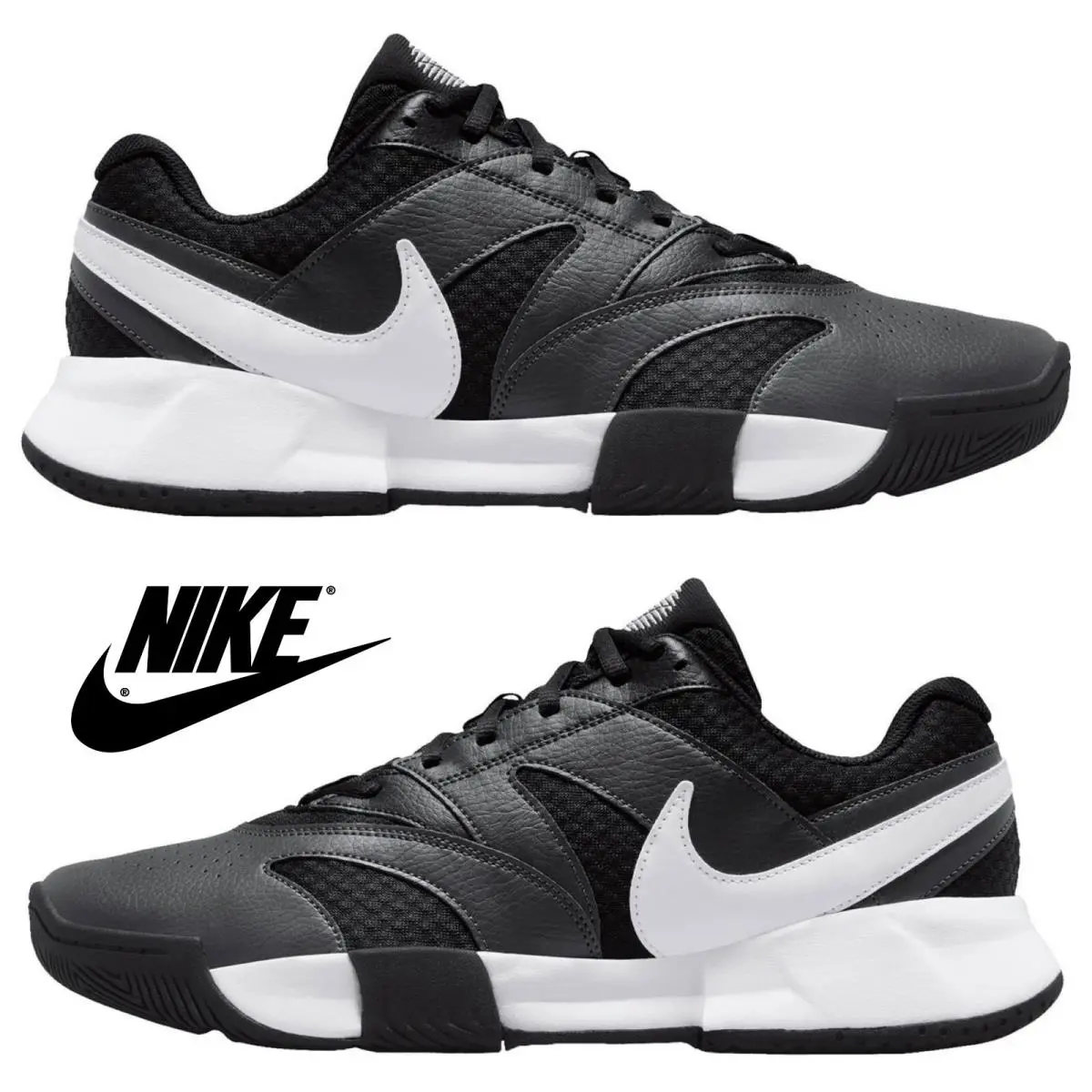 Nike shoes - Nike Court Lite - Court Lite - Black, Manufacturer: Black/White/Anthracite 6