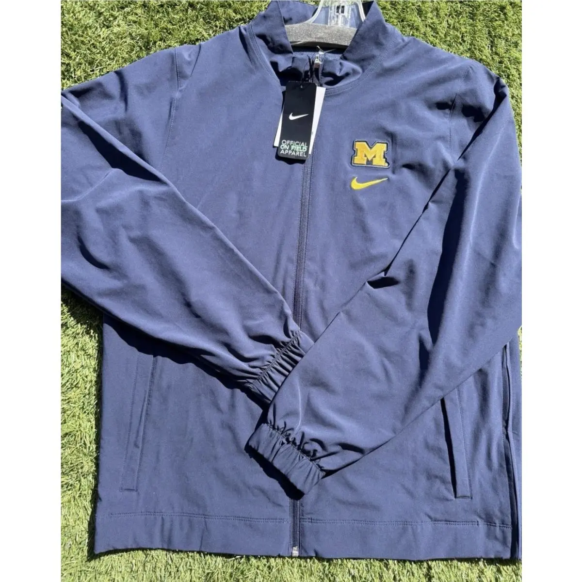 Nike clothing - Nike Michigan Wolverines Sideline Jacket PE - DZ8236-419 - Maize & Blue 11
