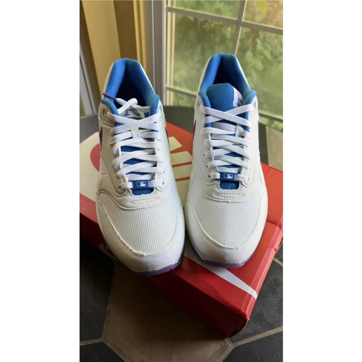 Nike shoes - Nike Air Max 1 - Air Max - IQ2916-100 - White, Blue, Purple 0