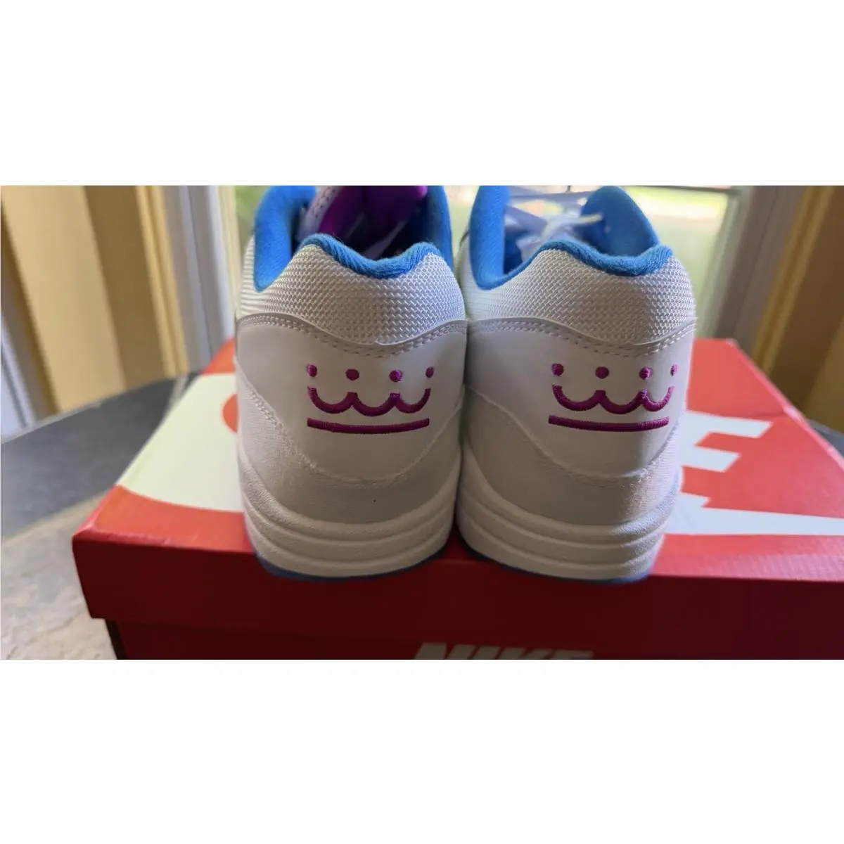 Nike shoes - Nike Air Max 1 - Air Max - IQ2916-100 - White, Blue, Purple 1