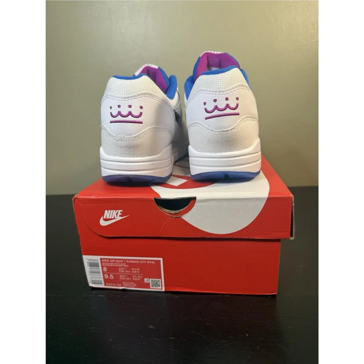 Nike shoes - Nike Air Max 1 - Air Max - IQ2916-100 - White, Blue, Purple 1