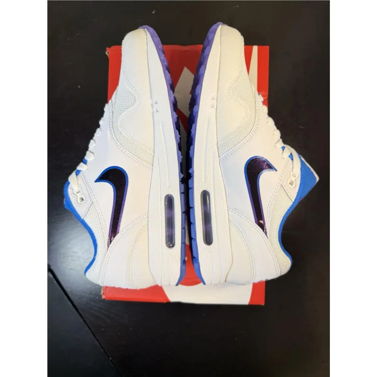 Nike shoes - Nike Air Max 1 - Air Max - IQ2916-100 - White, Blue, Purple 3