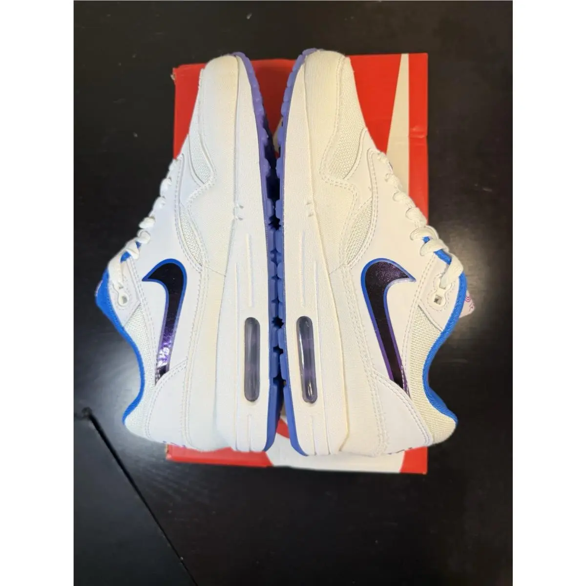 Nike shoes - Nike Air Max 1 - Air Max - IQ2916-100 - White, Blue, Purple 4