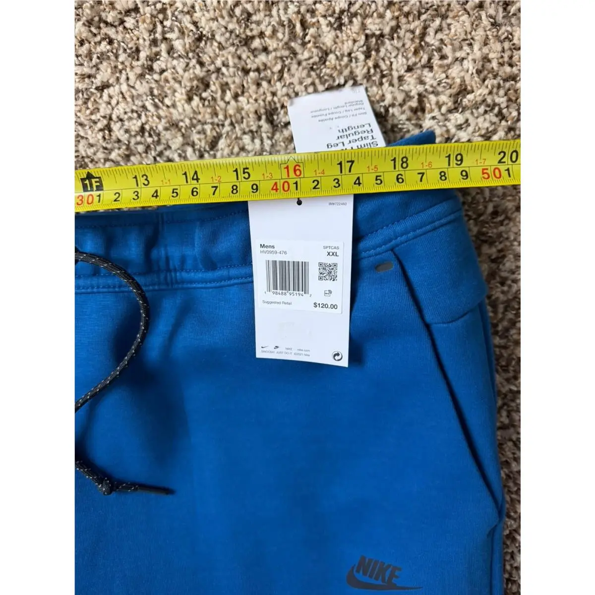 Nike clothing - Nike Tech - Tech - HV0959476 - Court Blue / Black (UPC: 198488920177) 0
