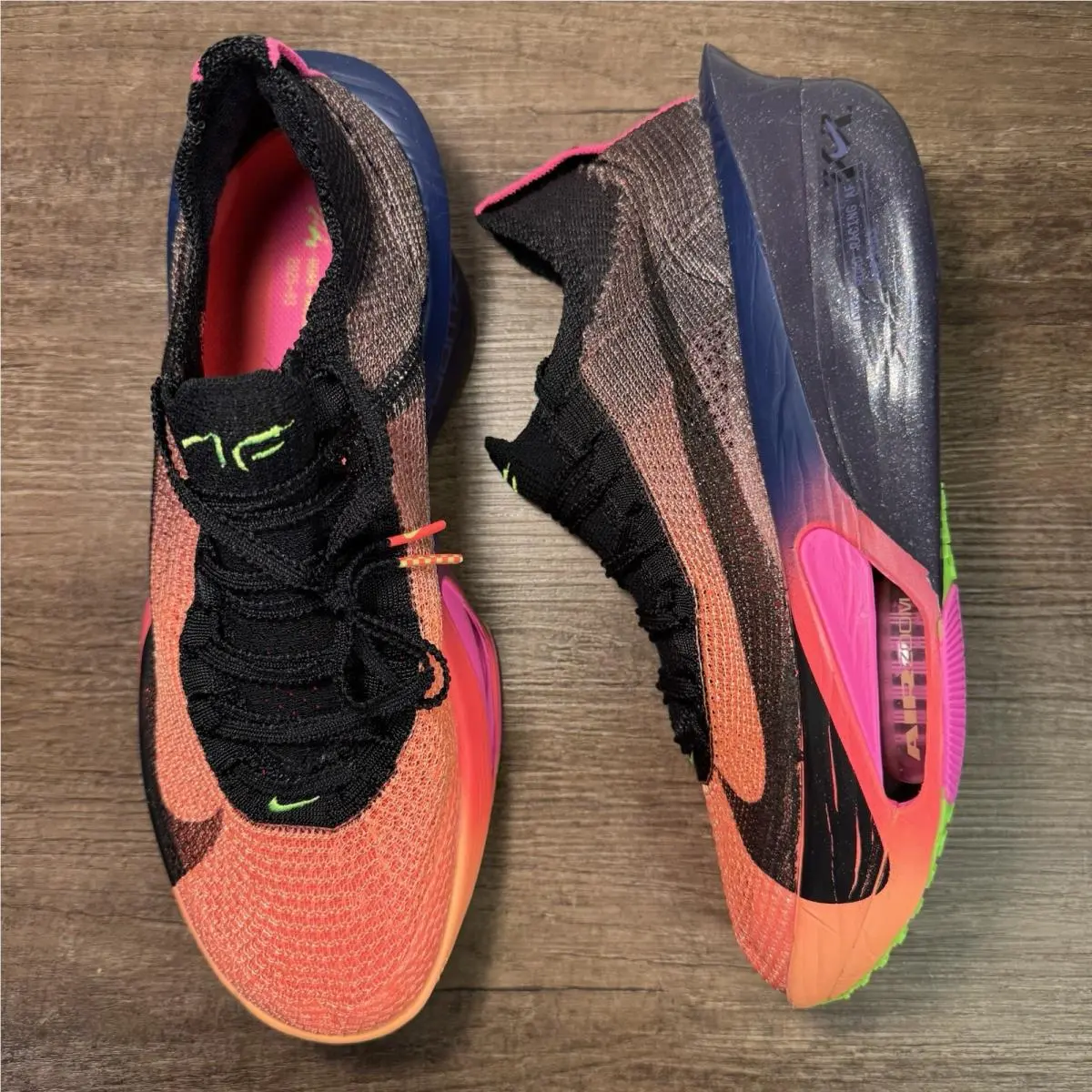 Nike Air Zoom Alphafly 3 ‘glam Orange Pulse’ Men’s Size 11 IO9573-800 Nolid